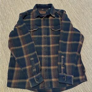 Plaid Button-Up Shirt